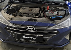 Установка сигнализации на Хёндэ Элантра